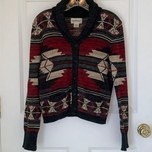SOLD Ralph Lauren Denim & Supple Cardigan S Aztec